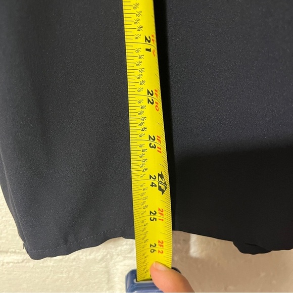 Ann Taylor Navy Embellished Crochet Blouse 3/4 Sleeve L - Picture 16 of 16